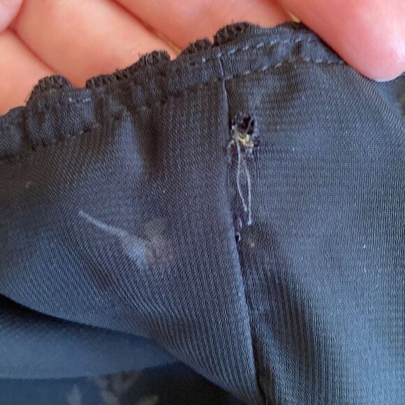 Urban Outfitters Black Floral Mini Summer Dress Size 6 - Picture 13 of 13